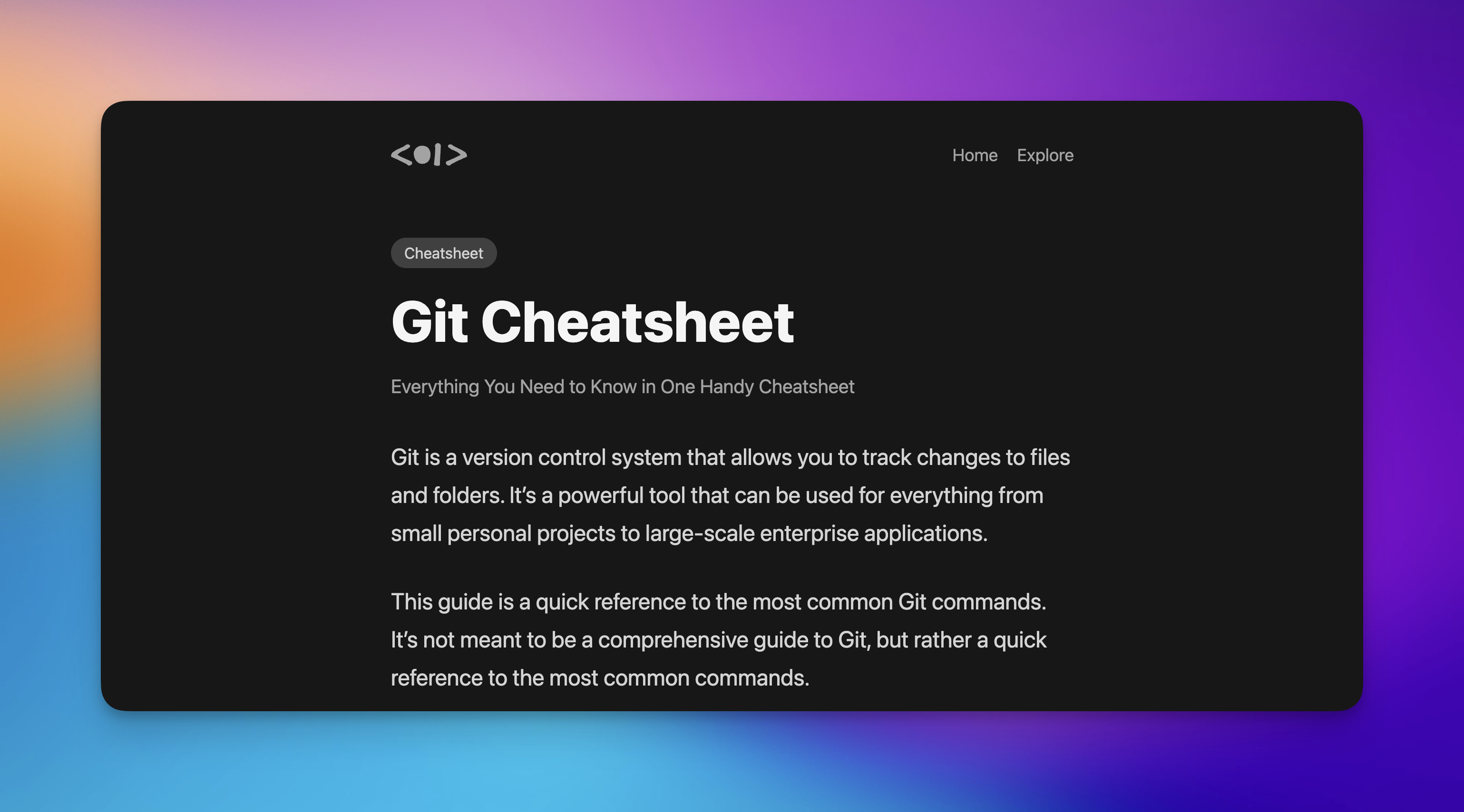 Git Cheatsheet (cs.fyi)